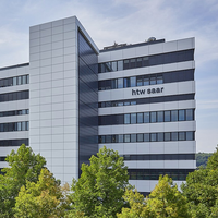 Gebäude 11 der htw saar am Campus Alt-Saarbrücken