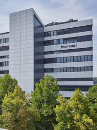 Gebäude 11 der htw saar am Campus Alt-Saarbrücken