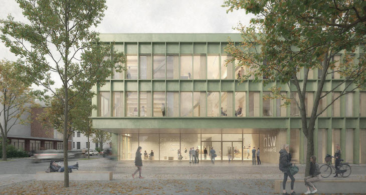 Entwurf für Gebäude 12 am Campus Alt-Saarbrücken