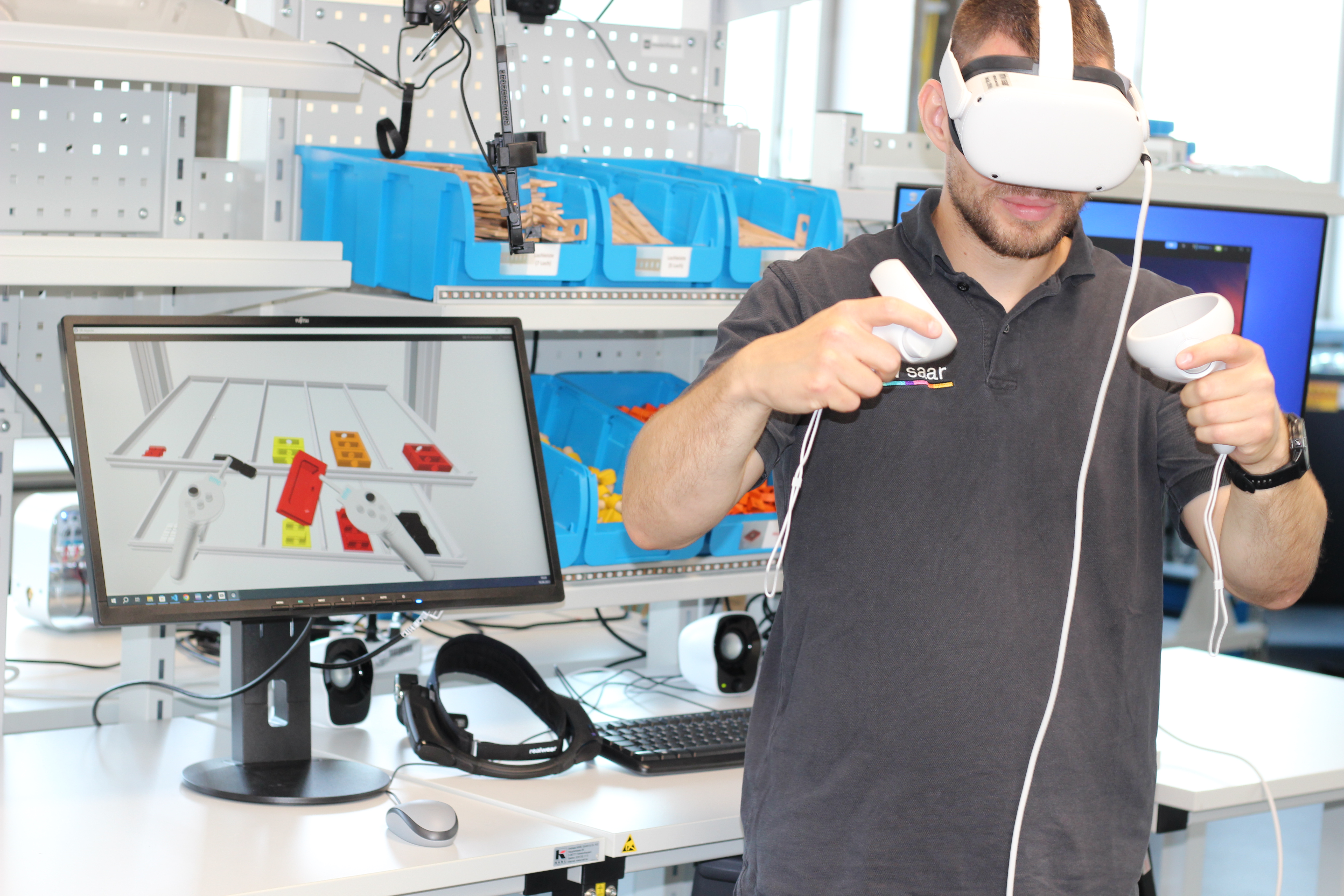 Digitaler Zwilling manuelle Montage - VR