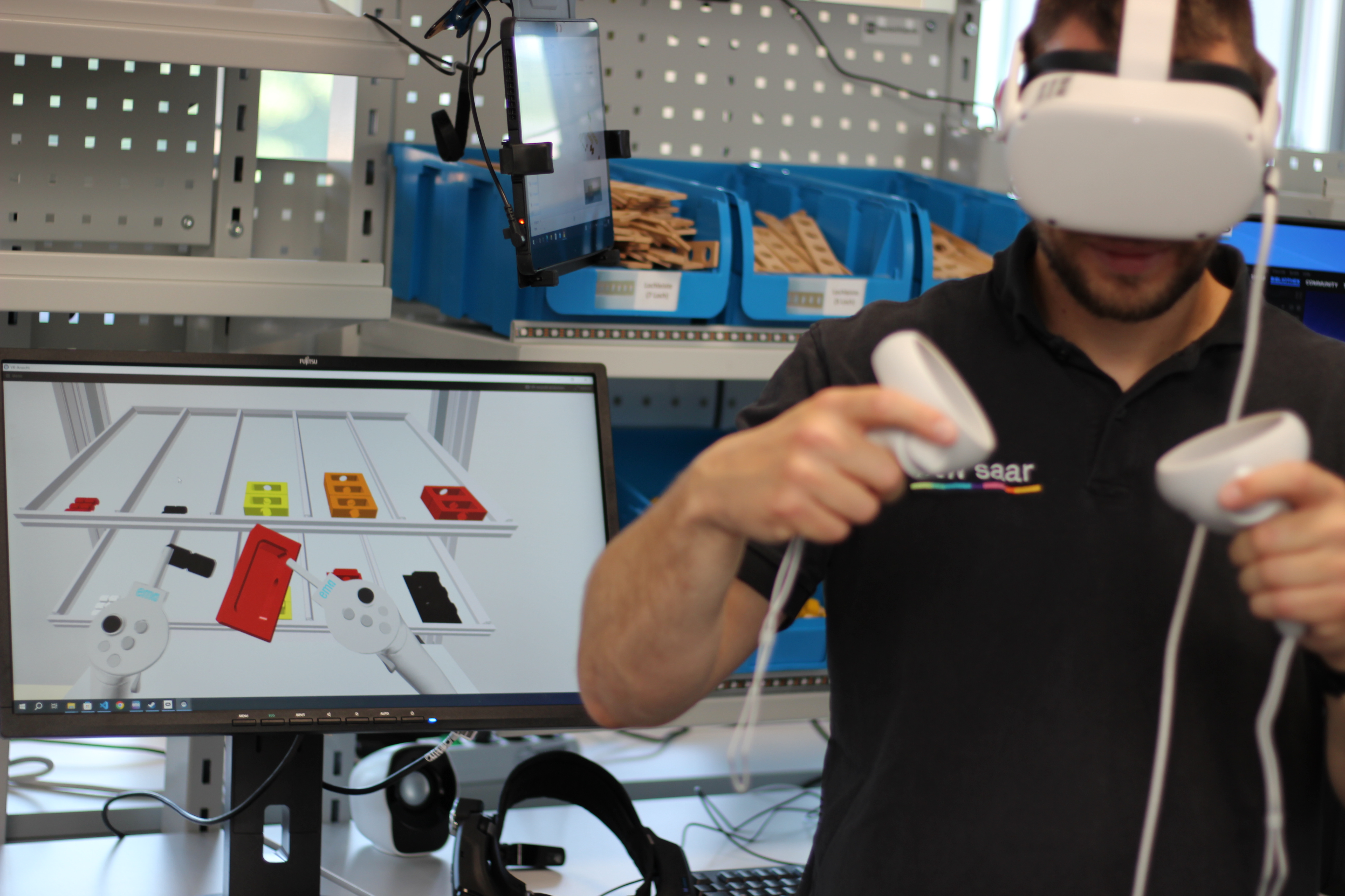 Digitaler Zwilling manuelle Montage - VR