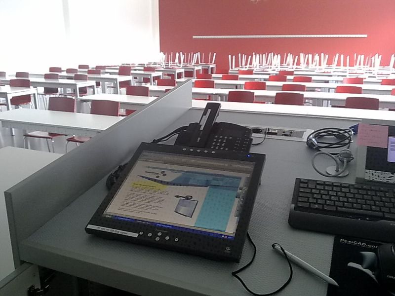 Hörsaal APLHA Pultsicht