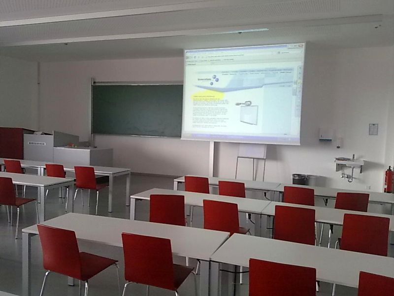 Hörsaal APLHA Seitenansicht